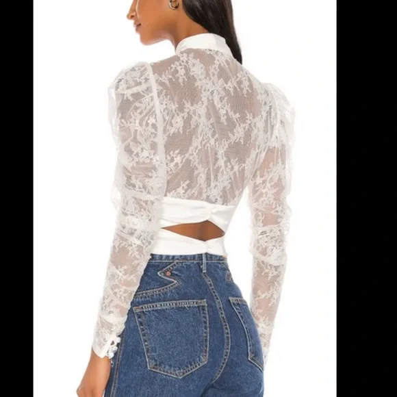 For Love & Lemons Farrah Blouse - Picture 3 of 9